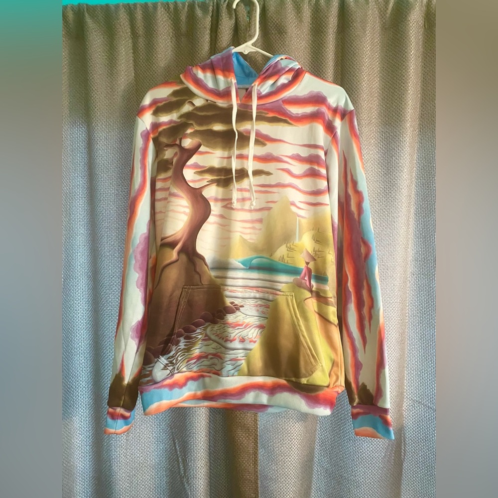 Colorful “Forever Stoked” Hoodie NWOT